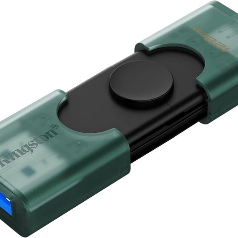 Kingston DataTraveler® Duo USB Flash Drive (With dual USB-A/C moving cap design) - Zapcart Technology Qatar