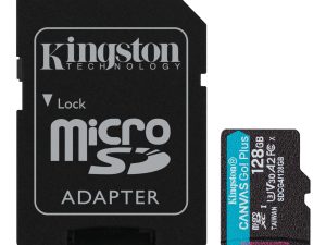 Kingston microSDXC Canvas Go Plus Gen4 200MB/s A2 U3 V30 Card + Adapter - Zapcart Technology Qatar