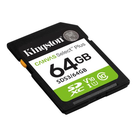 Kingston SDS3 SDXC Canvas Select Plus Gen3 SD Memory Card - Zapcart Technology Qatar
