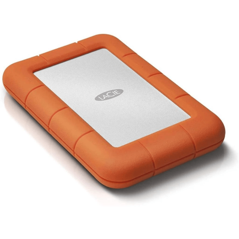 LACIE RUGGED Mini USB 3.0 WITH RESCUE (Drop, Shock, Dust, Rain Resistant) - Zapcart Technology Qatar