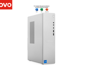 Lenovo IdeaCentre Tower 08IRH9 90XW008EMI SFF (8.2L) PC Desktop Cloud Grey (Ci3-1315U, 8GB D5, 512GB SSD, Intel UHD, H&S, W11) - Zapcart Technology Qatar