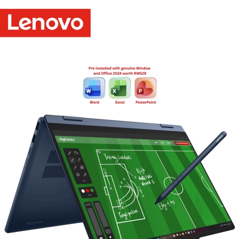 Lenovo IdeaPad 5 2-in-1 14IPH11 83UG004MMJ 14" WUXGA Touch Cosmic Blue (CU5-322, 16GB D5, 512GB SSD, Intel, H&S, W11) - Zapcart Technology Qatar