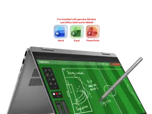 Lenovo IdeaPad 5 2-in-1 14IPH11 83UG004NMJ 14" WUXGA Touch Luna Grey (CU5 322, 16GB D5, 512GB SSD, H&S, W11) - Zapcart Technology Qatar
