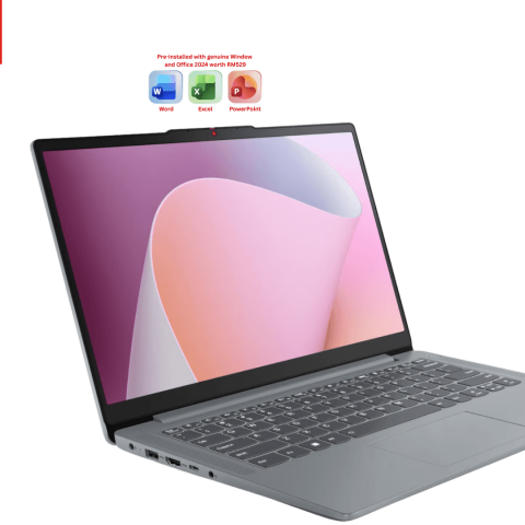 Lenovo IdeaPad Slim 3 14AMN8 [82XN00EDMJ/82XN00EEMJ] 14" FHD (R5 7520U, 8GB LPDDR5, 256GB SSD, H&S, W11) - Zapcart Technology Qatar