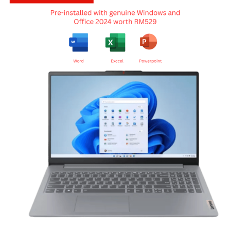 Lenovo IdeaPad Slim 3 15AMN8 [82XQ00MPMJ/82XQ00MQMJ]15.6'' FHD Laptop (Ryzen 3 7320U, 8GB, 512GB SSD, ATI, W11, HS) - Zapcart Technology Qatar