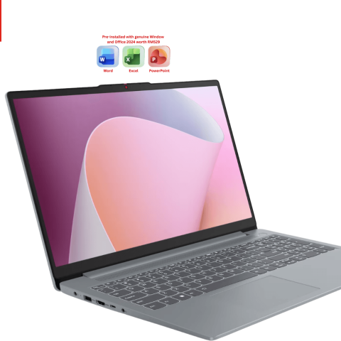 Lenovo IdeaPad Slim 3 15AMN8 [82XQ01R3MJ/82XQ01R4MJ] 15.6" FHD (R5 40, 16GB LPDDR5, 512G SSD, H&S, W11) - Zapcart Technology Qatar