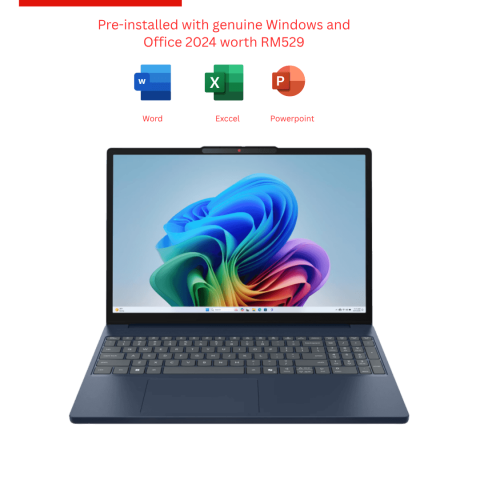 Lenovo IdeaPad Slim 3 15IPH11 [83UR005CMJ/83UR005DMJ] 15.3" WUXGA (CU5-322, 16GB D5, 512GB SSD, Intel, H&S, W11) - Zapcart Technology Qatar