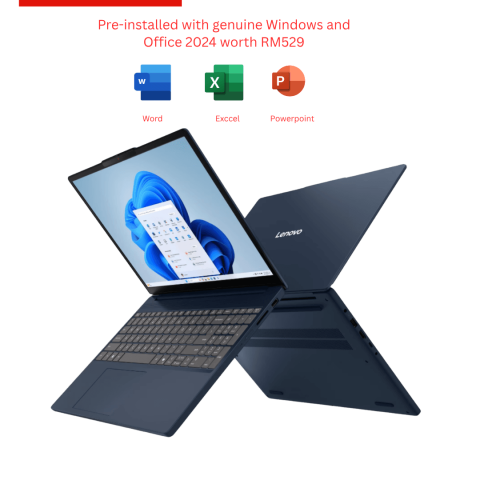 Lenovo IdeaPad Slim 3 15IRH10 [83K100RHMJ/83K100RJMJ] 15.3" WUXGA (i7-13620H, 16GB D5, 512GB SSD, Intel, H&S, W11) - Zapcart Technology Qatar