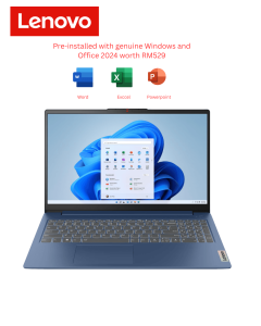 Lenovo IdeaPad Slim 3 15IRU8 [82X700KCMJ/82X700KDMJ] 15.6" FHD (U300, 8GB D5, 512GB SSD, Intel, H&S, W11) - Zapcart Technology Qatar