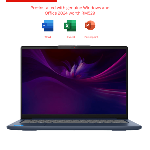 Lenovo IdeaPad Slim 5 14IMH10 [83V6001AMJ /83V6001BMJ ] 14" WUXGA (CU5 135H, 16GB D5, 512GB SSD, H&S, W11) - Zapcart Technology Qatar