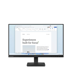Lenovo L24-4e 23.8" FHD Flat Monitor (FHD (1920x1080) IPS/Anti-glare 16:9/4 ms/100Hz) - Zapcart Technology Qatar