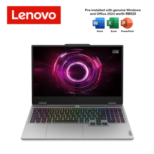 Lenovo LOQ 15AHP10 83JG008EMJ 15.6'' FHD 144Hz Gaming Laptop Luna Grey (R5-220, 16GB, 512GB SSD, RTX5050 8GB, W11, HS) - Zapcart Technology Qatar