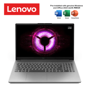 Lenovo LOQ 15ARP10E 83S00044MJ 15.6" FHD 144Hz Luna Grey (R7-7735HS, 16GB D5, 512GB SSD, NV RTX4050 6GB, W11) - Zapcart Technology Qatar
