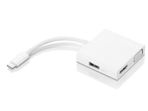 LENOVO USB TYPE-C 3 IN 1 HUB - (TYPE-C TO HDMI, VGA, USB-A) - Zapcart Technology Qatar