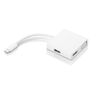 LENOVO USB TYPE-C 3 IN 1 HUB - (TYPE-C TO HDMI, VGA, USB-A) - Zapcart Technology Qatar