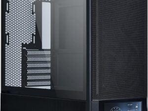 LIAN LI LANCOOL 207 Digital Black ATX Mid-Tower PC Case (w/Integrated LCD Screen, Mesh-Centric Panels) - Zapcart Technology Qatar