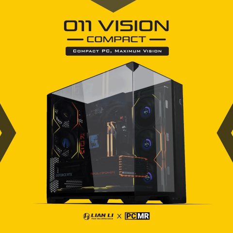 LIAN LI PC-O11 VISION COMPACT Tempered Glass ATX Mid Tower - Zapcart Technology Qatar