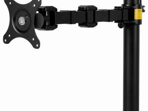 Loctek DLB111 10"-30" Single Monitor Ergonomic Swivel Arm VESA Mount for Desktop Mount - Zapcart Technology Qatar