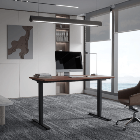 Loctek ET262-120 HEIGHT ADJUSTABLE STANDING DESK (120cm) - Zapcart Technology Qatar