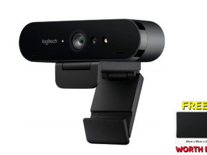 Logitech Brio 4k Ultra HD Pro Webcam, 1080p/60fps Hyper-Fast Streaming, Wide Adjustable Field of View - Zapcart Technology Qatar