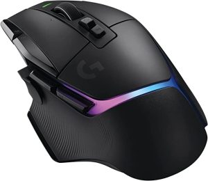 Logitech G502 X PLUS LIGHTSPEED Wireless RGB Gaming Mouse - Optical Mouse with LIGHTFORCE Hybrid Switches, LIGHTSYNC RGB, HERO 25K Gaming Sensor, Compatible with PC - macOS/Windows - Black/White - Zapcart Technology Qatar