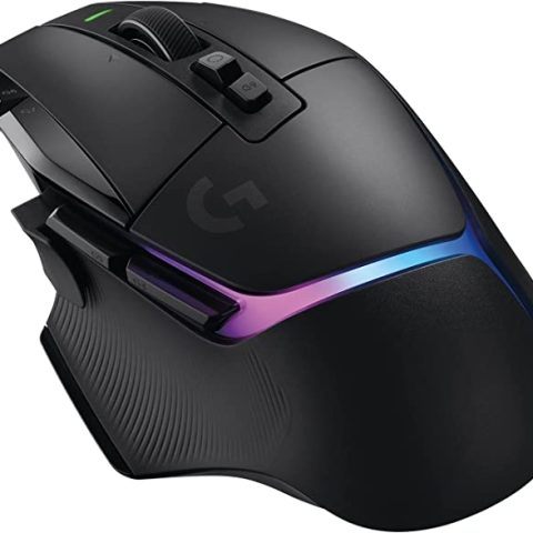 Logitech G502 X PLUS LIGHTSPEED Wireless RGB Gaming Mouse - Optical Mouse with LIGHTFORCE Hybrid Switches, LIGHTSYNC RGB, HERO 25K Gaming Sensor, Compatible with PC - macOS/Windows - Black/White - Zapcart Technology Qatar