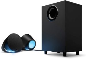 Logitech G560 PC Gaming Speaker System with 7.1 DTS:X Ultra Surround Sound, Game based LIGHTSYNC RGB, Two Speakers and Subwoofer, Immersive Gaming Experience - Black - Zapcart Technology Qatar