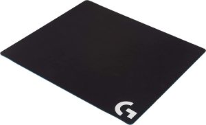 Logitech G640 Cloth Gaming Mouse Pad, Moderate surface friction, Consistent surface texture, Stable, Rollable - Black - Zapcart Technology Qatar
