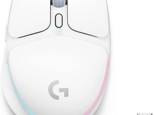 Logitech G705 Wireless Gaming Mouse, Customizable LIGHTSYNC RGB Lighting, Lightspeed Wireless, Bluetooth Connectivity, Lightweight, PC/Mac/Laptop - White Mist - Zapcart Technology Qatar