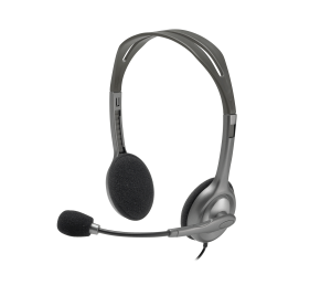 Logitech H110 Stereo Headset 3.5mm dual plug computer headset - Zapcart Technology Qatar