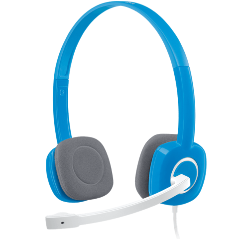 Logitech H150 Wired Headset, Stereo Headphones with Rotating Noise-Cancelling Microphone, Dual 3.5 mm Audio Jack - Zapcart Technology Qatar
