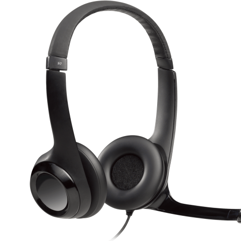 Logitech H390 Wired Headset, Stereo Headphones with Noise-Cancelling Microphone, USB, In-Line Controls, PC/Mac/Laptop - Zapcart Technology Qatar