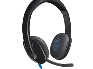 Logitech H540 Wired Headset, Stereo Headphone with Noise-Cancelling Microphone, USB, On-Ear Controls - Zapcart Technology Qatar