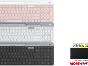 Logitech K580 Slim Multi-Device Wireless Keyboard for Chrome OS - Bluetooth/USB Receiver, Easy Switch, 24 Month Battery, Desktop, Tablet, Smartphone, Laptop Compatible - Zapcart Technology Qatar
