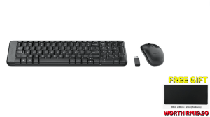 Logitech Mk220 Wireless Keyboard And Mouse Combo Black - Zapcart Technology Qatar