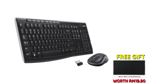 Logitech MK270r Wireless Keyboard and Mouse Combo - Zapcart Technology Qatar