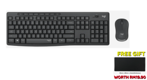 Logitech MK295 Wireless Mouse & Keyboard Combo with SilentTouch Technology - Zapcart Technology Qatar