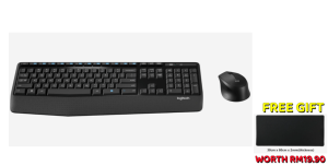 Logitech MK345 Wireless Combo Full-Sized Keyboard with Palm Rest and Comfortable Right-Handed Mouse - Zapcart Technology Qatar