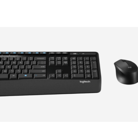Logitech MK345 Wireless Combo Full-Sized Keyboard with Palm Rest and Comfortable Right-Handed Mouse - Zapcart Technology Qatar