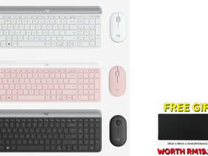 Logitech MK470 Slim Wireless Keyboard and Mouse Combo - Modern Compact Layout, Ultra Quiet, 2.4 GHz USB Receiver, Plug n' Play Connectivity, Compatible with Windows - Zapcart Technology Qatar
