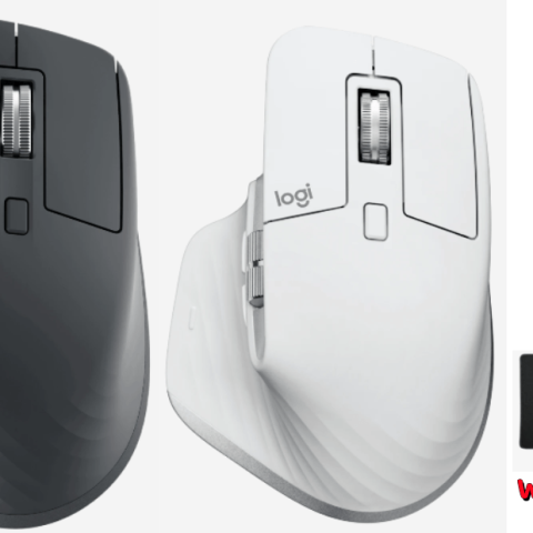 Logitech MX Master 3S - Wireless Performance Mouse with Ultra-fast Scrolling, Ergo, 8K DPI, Track on Glass, Quiet Clicks - Zapcart Technology Qatar