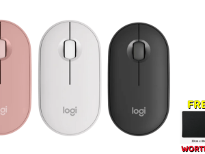 LOGITECH PEBBLE MOUSE 2 M350S Slim, compact Bluetooth® mouse with a customizable button. - Zapcart Technology Qatar