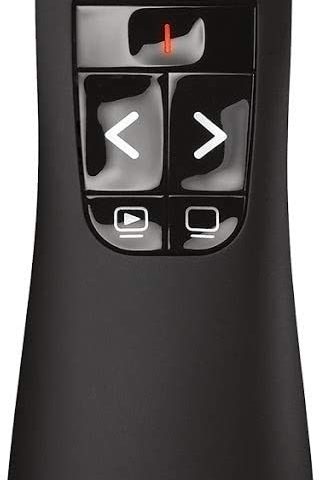 Logitech Professional Presenter R800, Wireless Presentation Clicker Remote with Green Laser Pointer and LCD Display , Black - Zapcart Technology Qatar