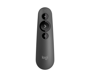 Logitech R500s Laser Presentation Remote Clicker with Dual Connectivity Bluetooth or USB for Powerpoint, Keynote, Google Slides, Wireless Presenter - Zapcart Technology Qatar