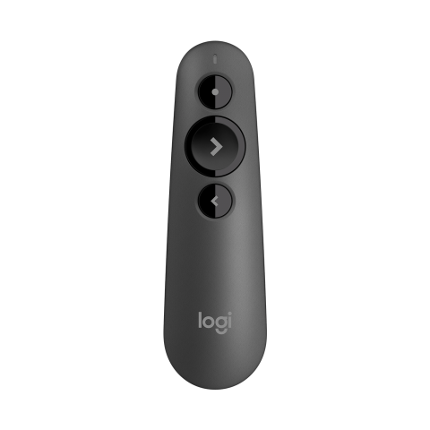 Logitech R500s Laser Presentation Remote Clicker with Dual Connectivity Bluetooth or USB for Powerpoint, Keynote, Google Slides, Wireless Presenter - Zapcart Technology Qatar