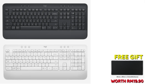 Logitech Signature K650 Comfort Full-Size Wireless Keyboard with Wrist Rest - Zapcart Technology Qatar