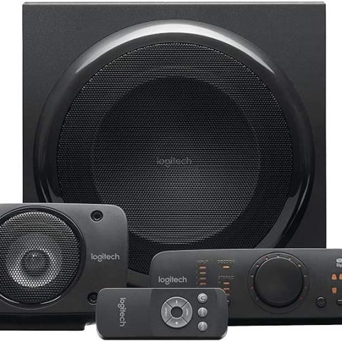 Logitech Z906 5.1 Surround Sound Speaker System - THX, Dolby Digital and DTS Digital Certified - Black - Zapcart Technology Qatar