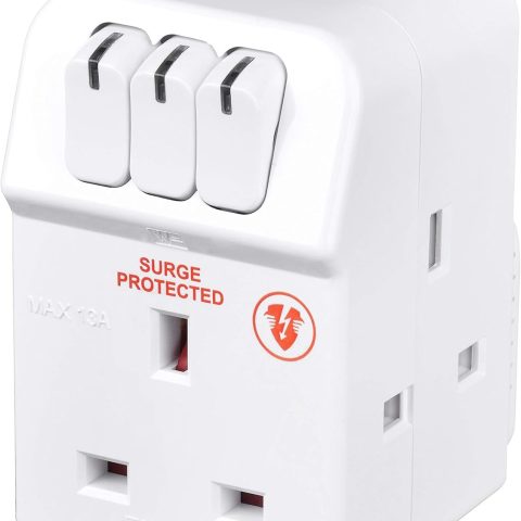 MASTERPLUG MSWRG3-MPA 3 Socket, Surge Protected Adaptor - Zapcart Technology Qatar