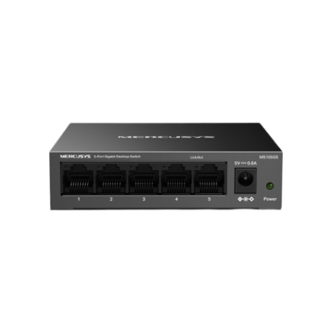 Mercusys MS105GS 5-Port Gigabit Desktop Switch - Zapcart Technology Qatar