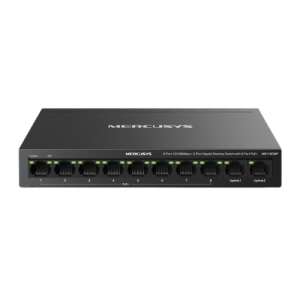 MERCUSYS MS110CMP 8-Port 10/100 Mbps + 2-Port Gigabit Desktop Switch with 8-Port PoE+ - Zapcart Technology Qatar
